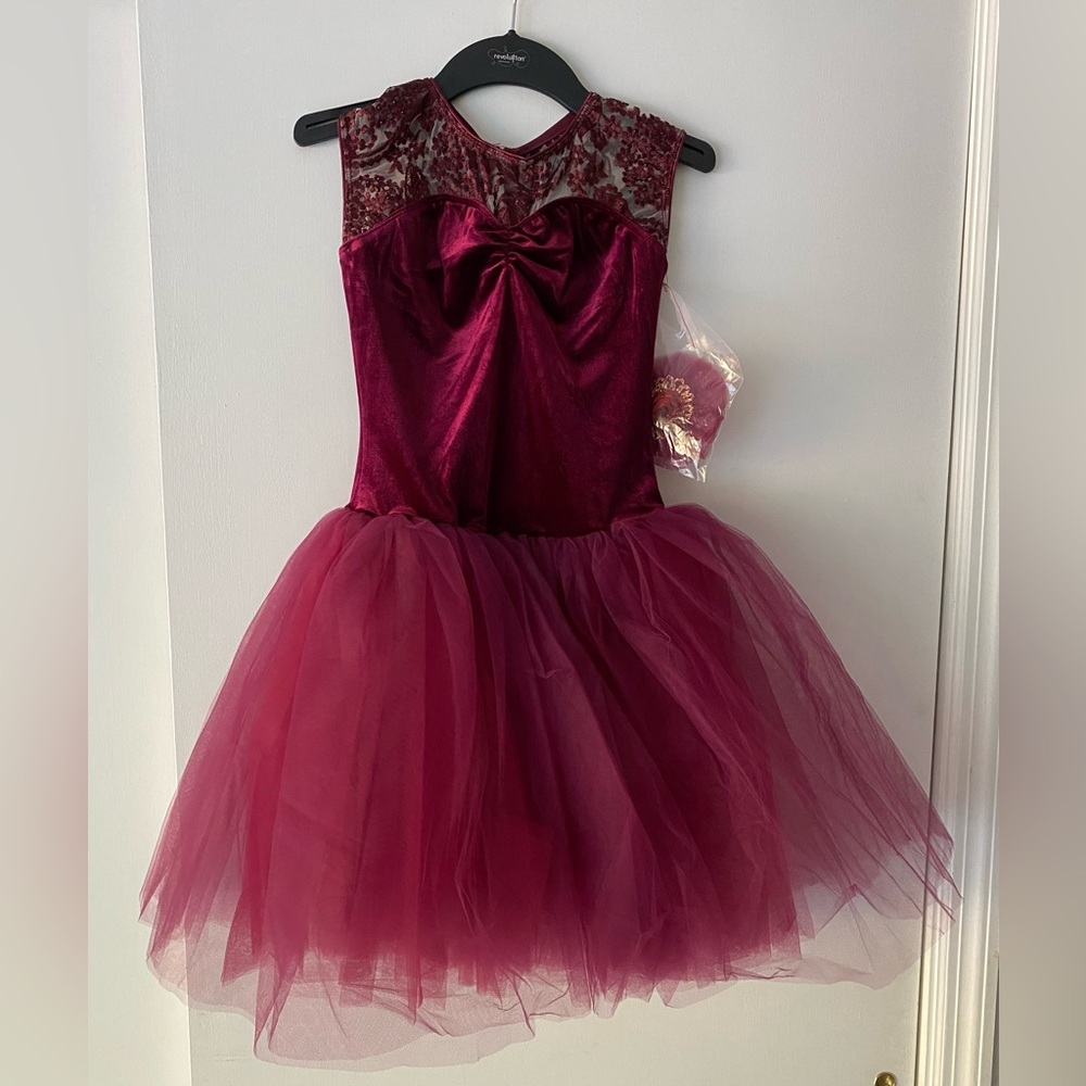 Revolution Forever Yours Burgundy Dance Dress